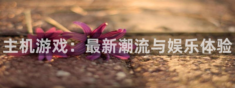 优贝娱乐官网：主机游戏：最新潮流与娱乐体验